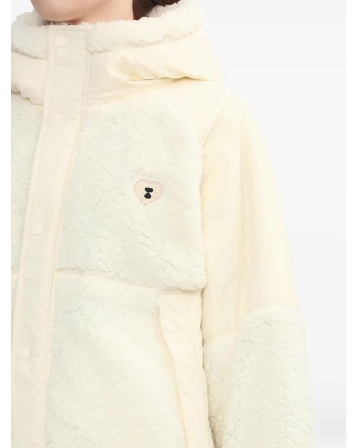 A Bathing Ape White Hooded Long-Sleele Jacket