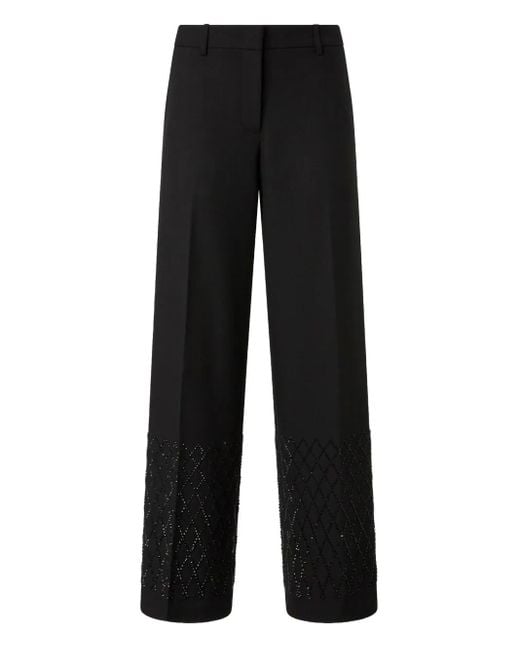 Pinko デコラティブヘム パンツ Black