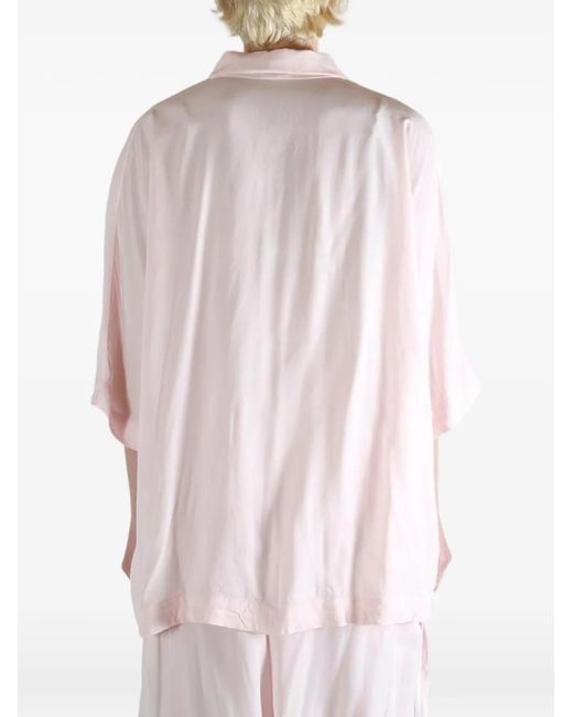 Casey Casey Pink Drawstring Shirt