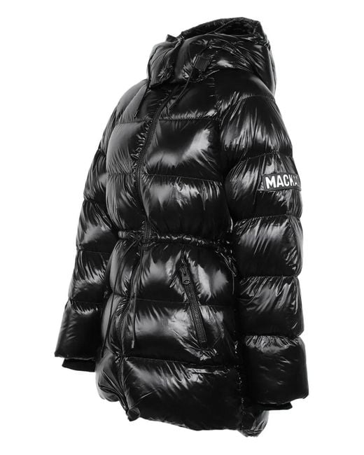 Mackage Black Hooded Puffer Coat