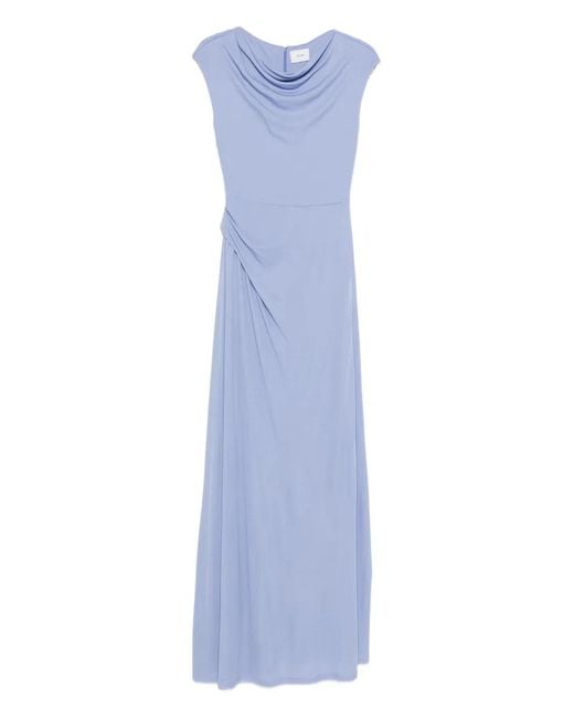 Erdem Blue Maxikleid mit Reißverschluss
