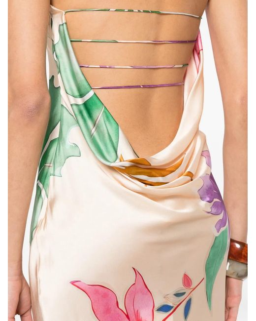 retroféte White Floral Maxi Dress