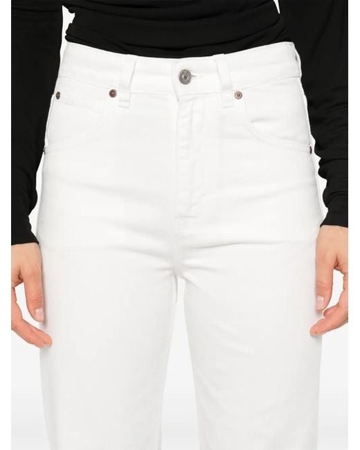 Victoria Beckham White Julia Jeans