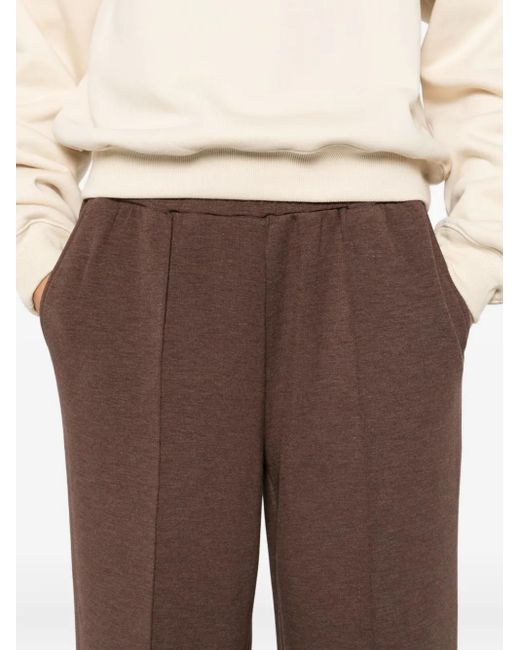 Varley Brown Wide-Leg Trousers