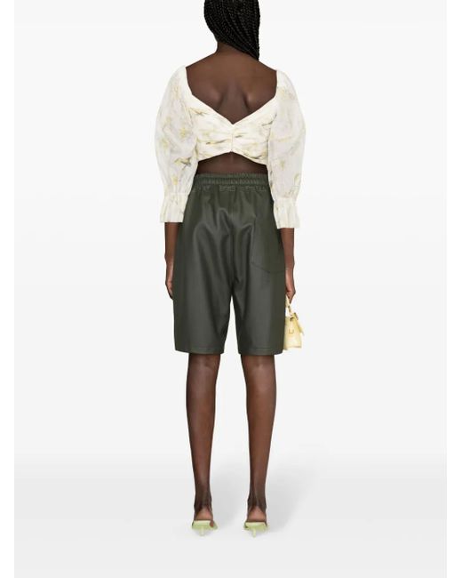 Zimmermann Cropped Blouse in het White