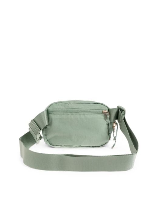 Nike Green Aura Logo-Plaque Cross-Body Bag