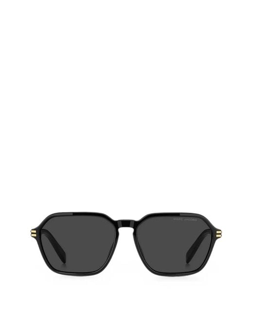 Marc Jacobs Black Logo-Detailed Sunglasses for men