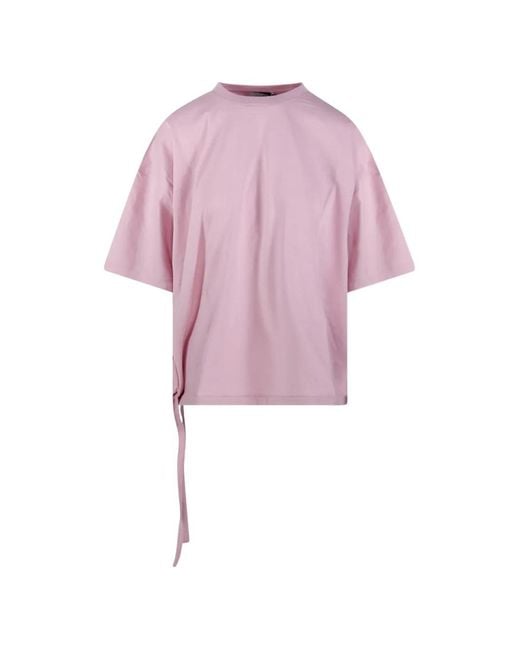 Nude Pink Drawstring T-Shirt