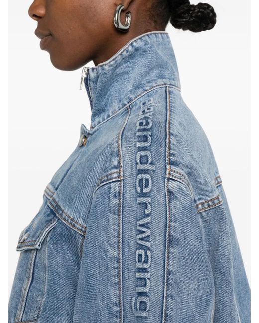 Alexander Wang Denim Jack in het Blue