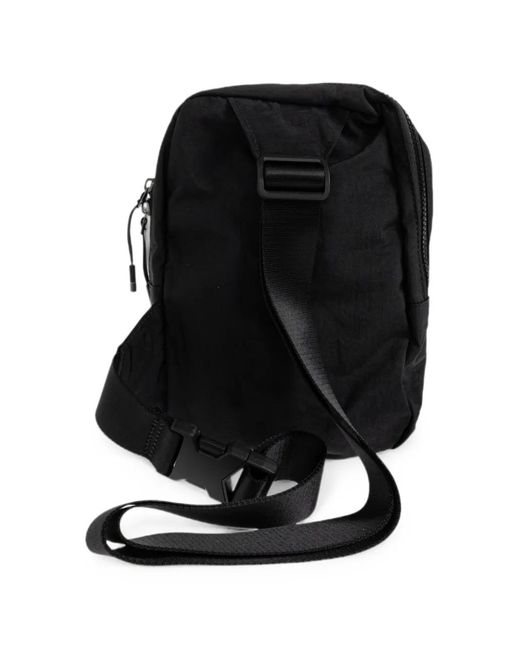 Nike Black Aura Logo-Plaque Crossbody Bag
