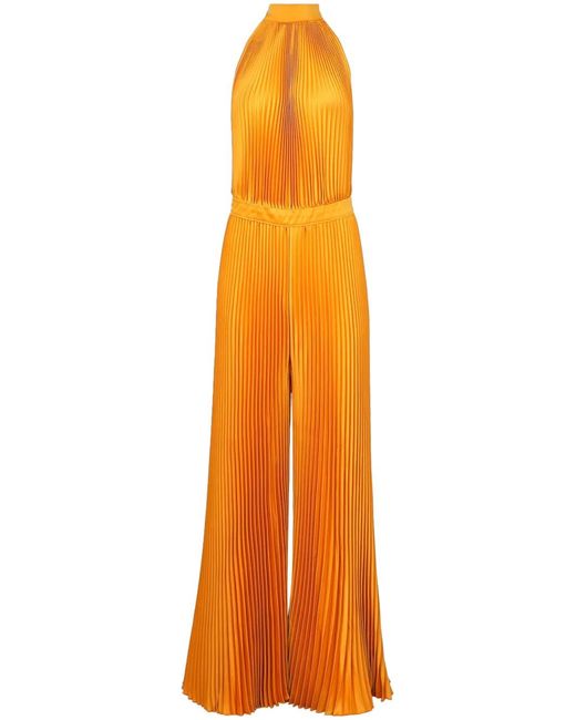 L'idée Orange Combinaison Cinema À Design Plissé