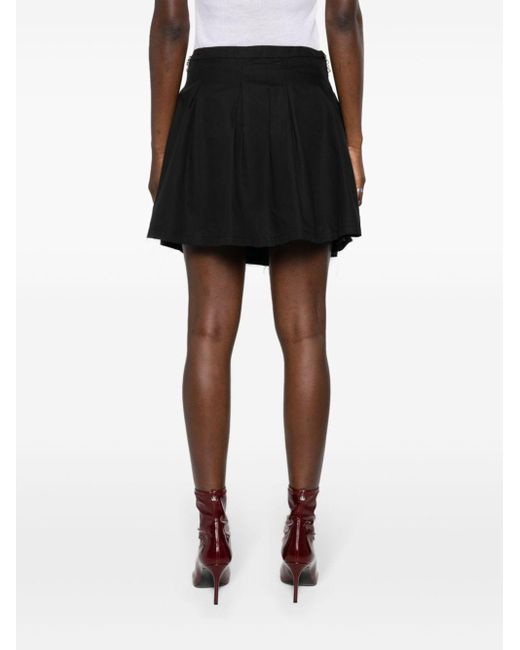 Our Legacy Black Object Pleated Miniskirt