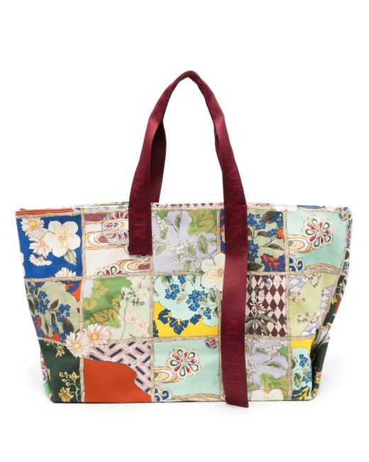 ALÉMAIS Green Cotton tote bag