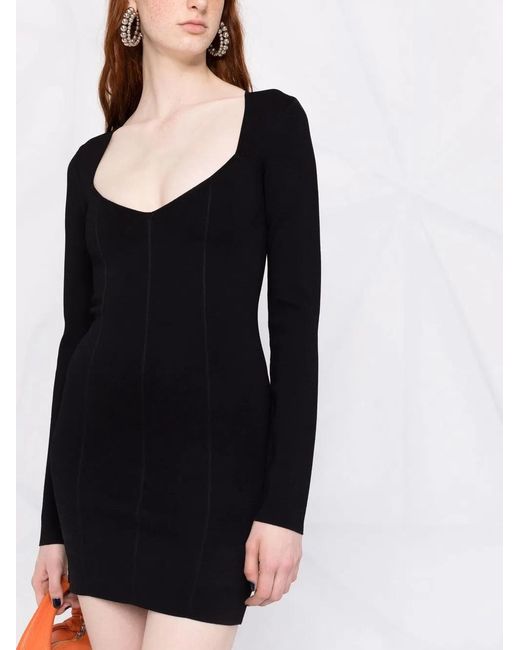 GAUGE81 Black Langärmeliges Minikleid