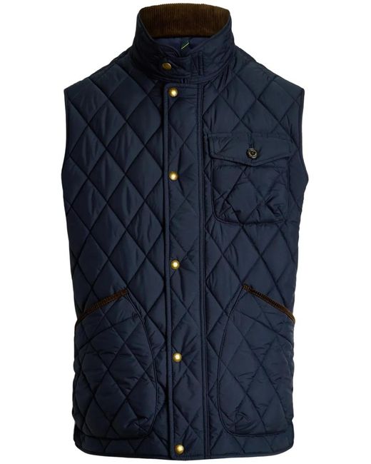 Polo Ralph Lauren Blue Quilted Gilet for men