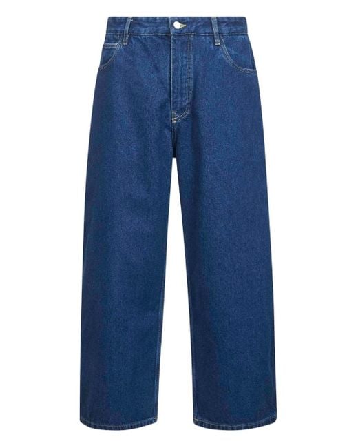 メンズ Studio Nicholson Five-pocket Balloon Jeans Blue