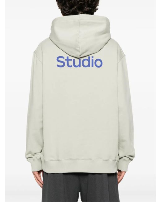 メンズ Etudes Studio Logo-print Hoodie White