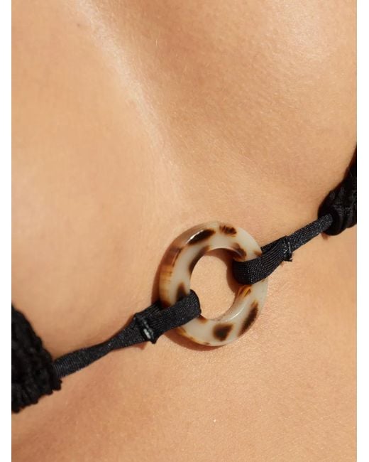 Bondeye Black Ring Ingrid Bikini Top
