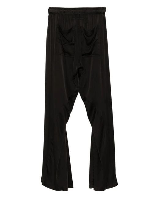 Julius Black Pintuck-Detail Trousers for men