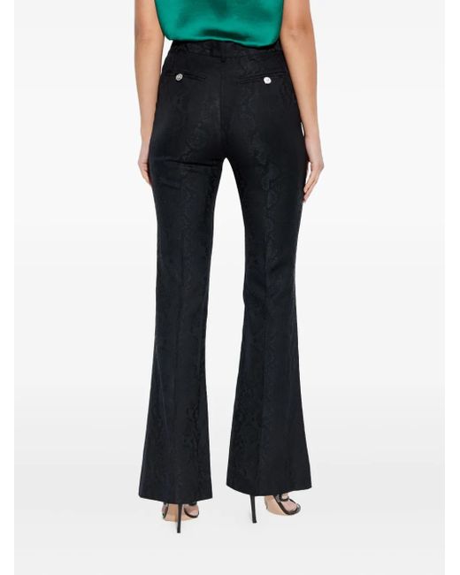 Versace Blue Medusa-Plaque Trousers