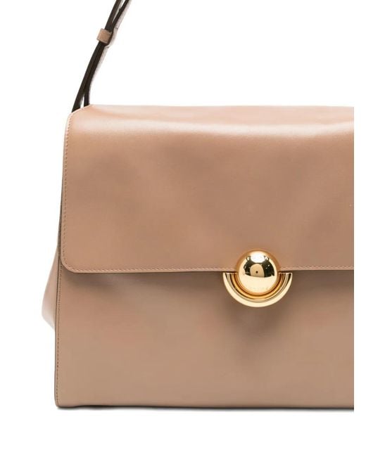 Furla Natural Medium Domus Leather Shoulder-Bag