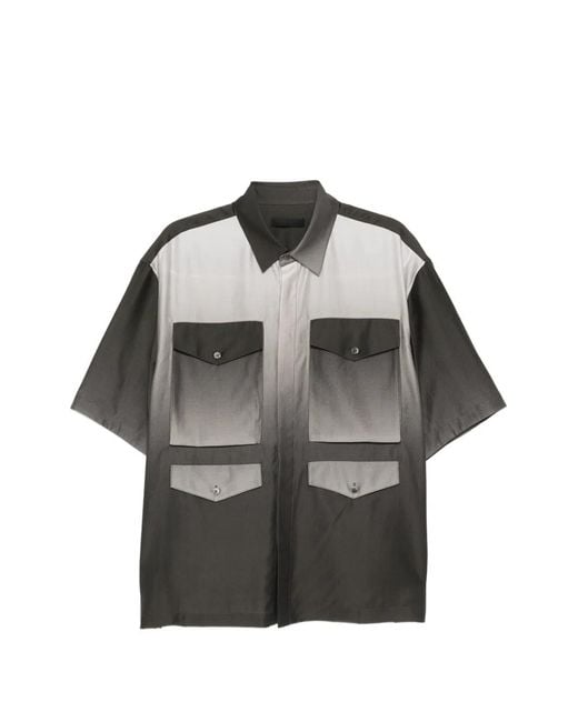 CROQUIS Black Gradient-Effect Shirt for men