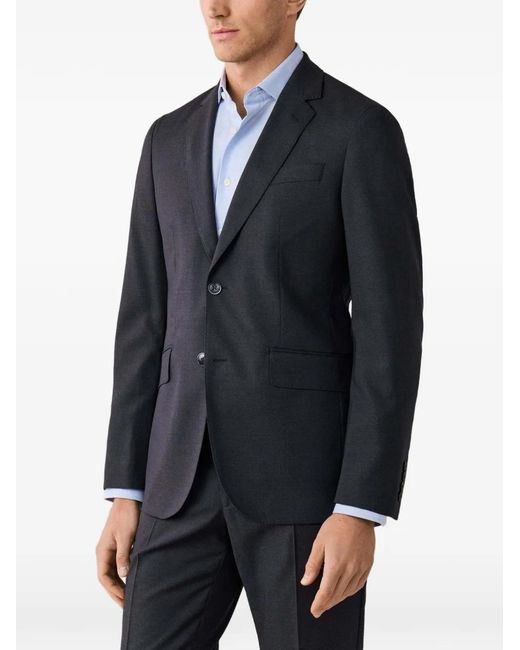 Hackett Blue Single-Breasted Blazer for men