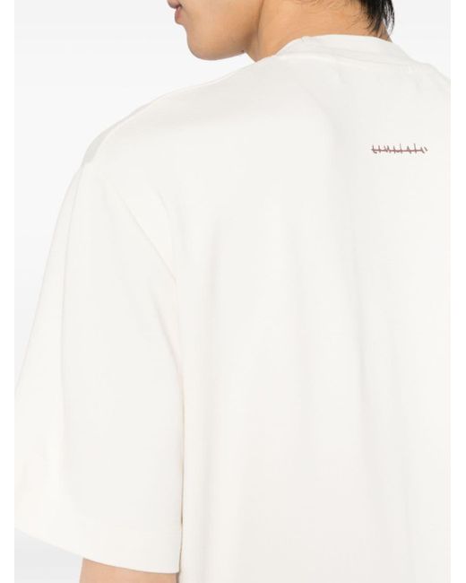Limitato Han River T-Shirt mit Bleach-Print in White für Herren