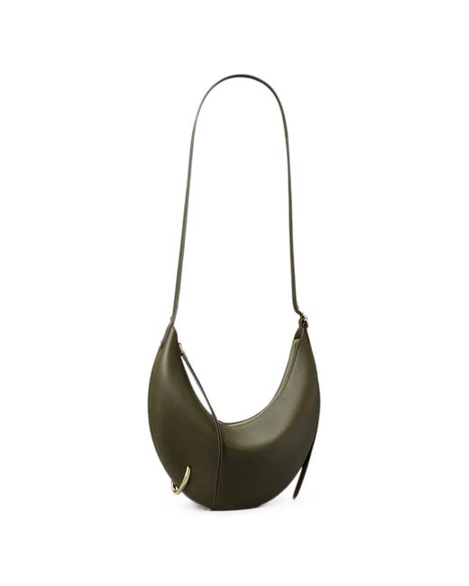 Tory Burch Gray Pierced Shoulder Bag