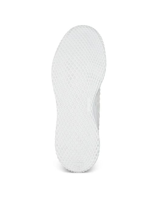 Philipp Plein White Baskets À Empiècements En Peau De Python Et Bords En Daim for men
