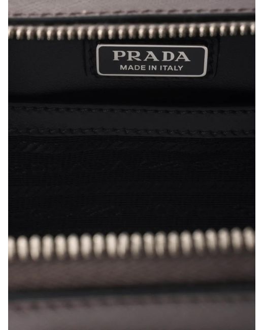 Prada Black Medium Brique Tote Bag for men