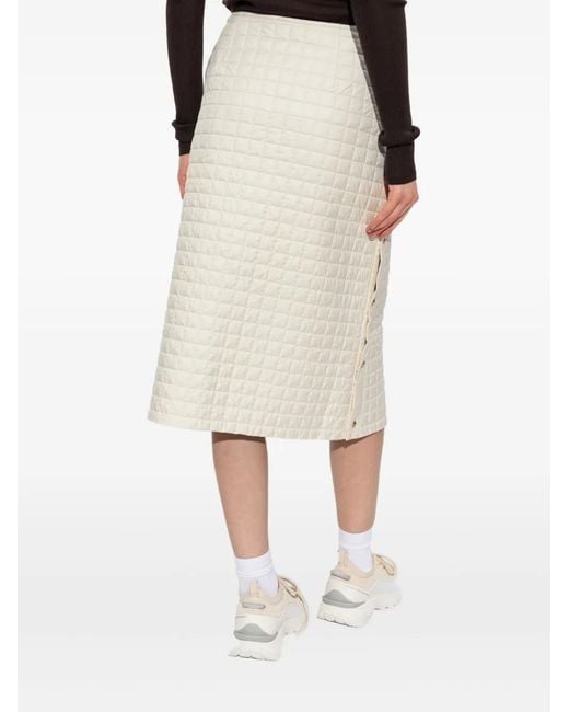 Moncler Natural Polyester Skirt