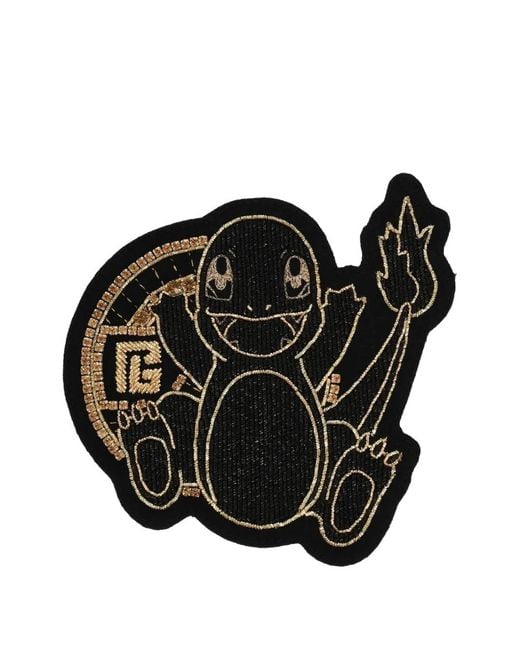 Balmain Black Pokémon Charmander Brosche Mit Patch