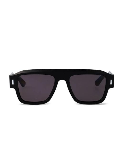 Calvin Klein Black Rectangle-Frame Sunglasses for men