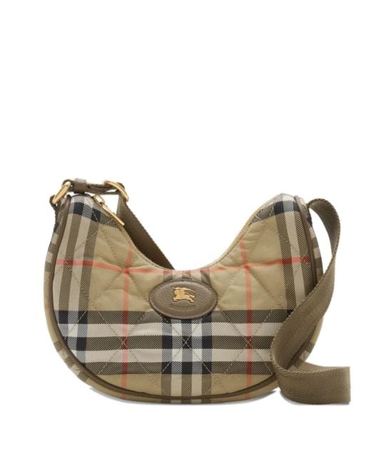Burberry Horseshoe Crossbodytas in het Natural