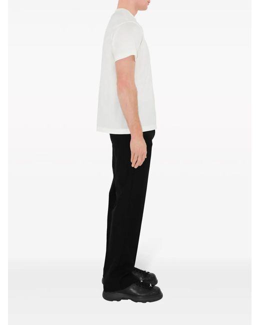 Burberry White T-Shirts And Polos for men