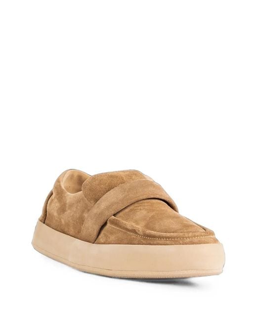 Marsèll Natural Touch-Strap Suede Loafers