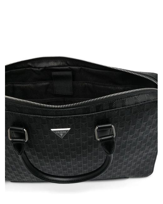 Guess Black G-Wave Laptop Bag