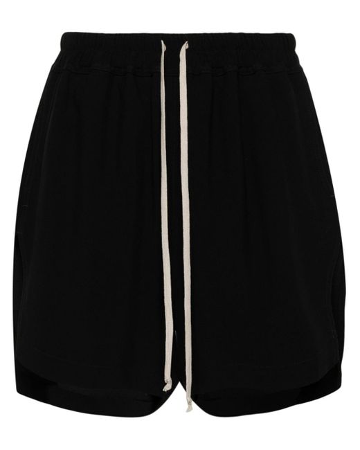 Shorts con coulisse di Rick Owens in Black