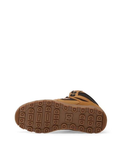 DC Shoes Brown Pure Panelled Sneakers