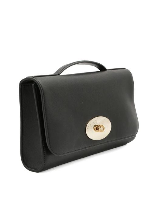 Mulberry Black Pochette Lily En Cuir