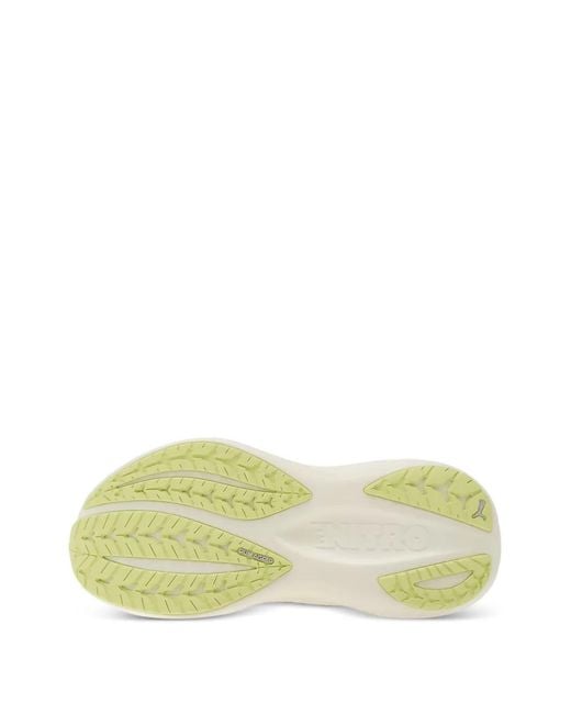 PUMA White Magmax Nitro 2 Perforated Sneakers