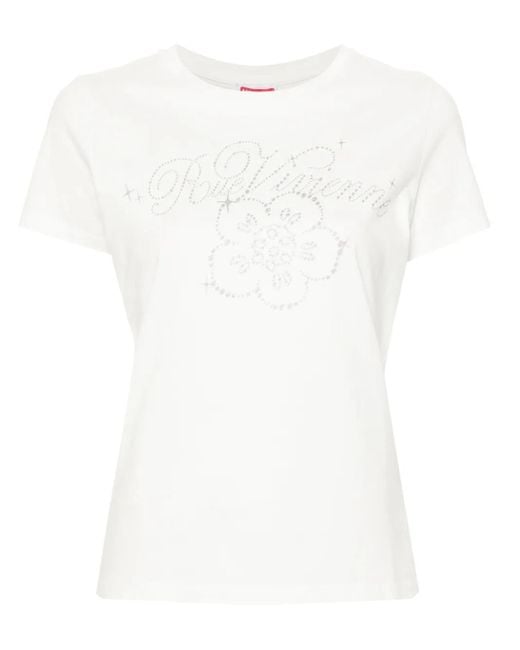 KENZO White Boke-Flower Organic Cotton T-Shirt