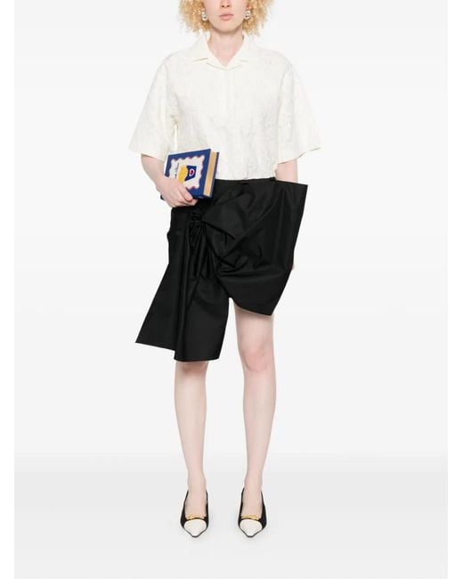 N°21 White Textured Top