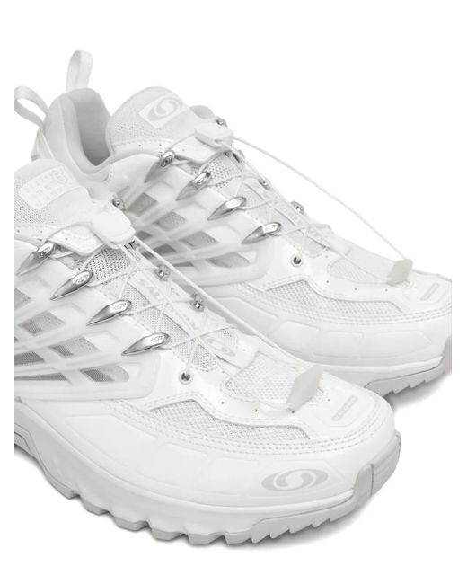 MM6 MAISON MARGIELA X SALOMON White Xsalomon Logo-Print Sneakers