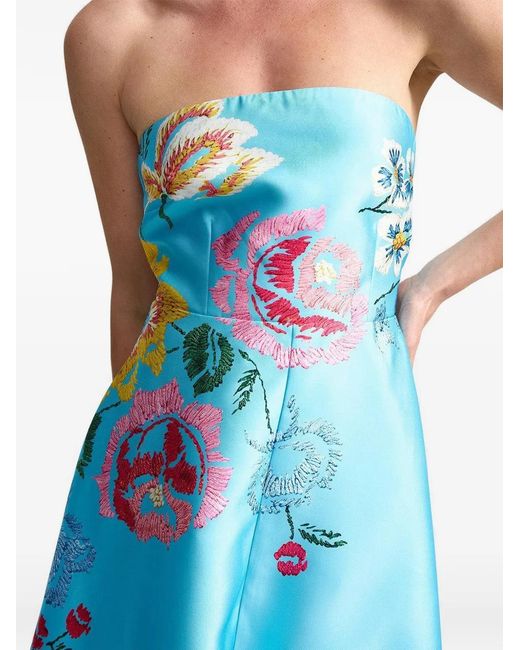 Aston Studio Blue Audrey Maxi Dress