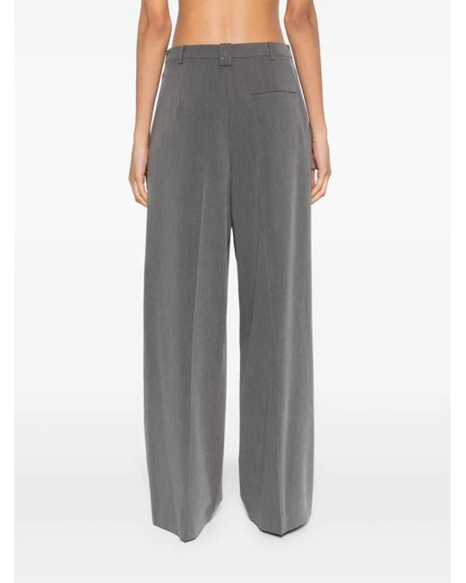 Patrizia Pepe Essential Broek in het Gray