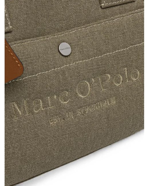 Marc O' Polo Metallic Small Logo-Embroidery Tote Bag