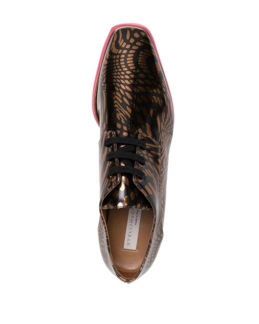 Stella McCartney Red Elyse Platform Shoes