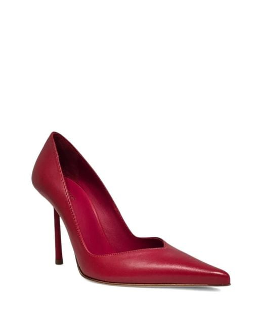 Le Silla Red 100Mm Vivienne Heeled Pumps